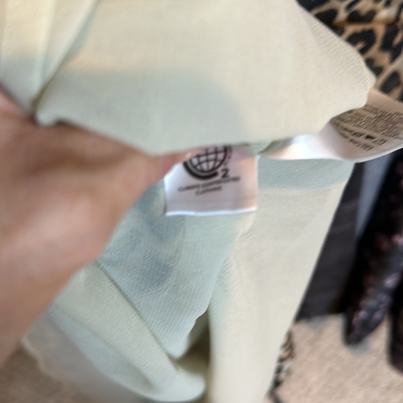 Ganni black/briwn/tan leopard long sleeve oversized dress size 2 - Picture 3 of 5